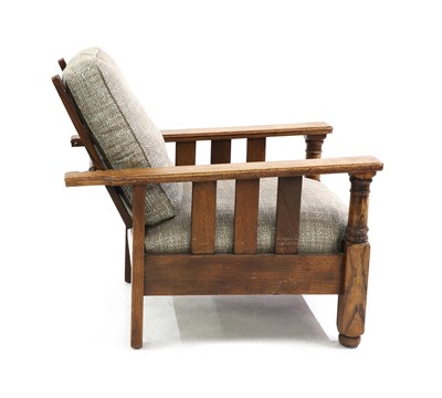Lot 139 - A Parker Knoll Morris-style oak recliner
