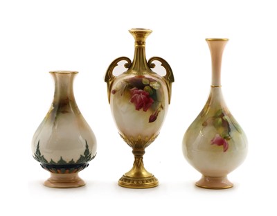 Lot 90 - A collection of Royal Worcester Hadley porcelain vases