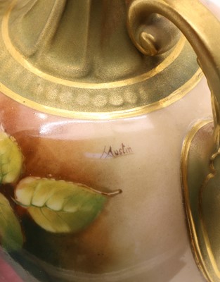 Lot 90 - A collection of Royal Worcester Hadley porcelain vases