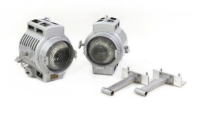 Lot 506 - A pair of Mole-Richardson 'Model 210-4' cinema lights