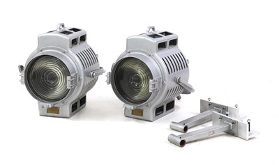 Lot 505 - A pair of Mole-Richardson 'Model 210-4' cinema lights
