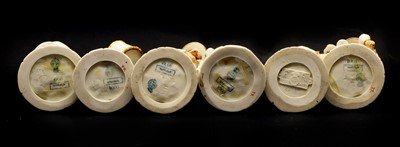 Lot 96 - A group of six Royal Worcester porcelain figures