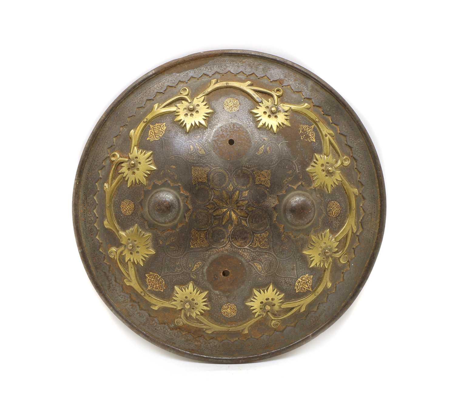 Lot 134 - An Indian steel Dhal shield