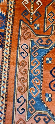 Lot 373 - A hand knotted Sewan Kazak rug