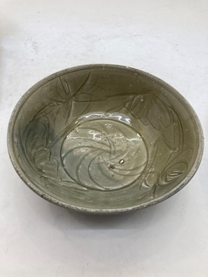 Lot 63 - Two Chinese celadon bowls