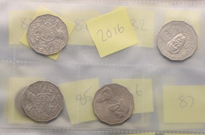 Lot 222 - Eleven albums of GB and foreign coins