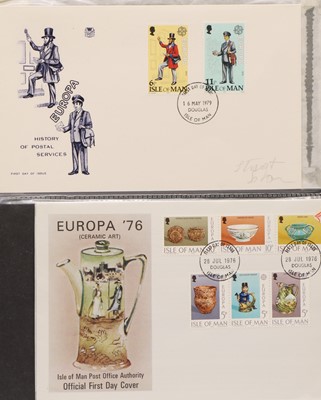 Lot 221 - Six albums plus a stock book of various world stamps