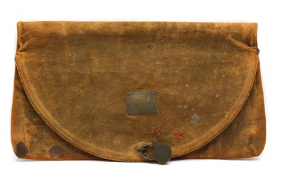 Lot 299 - a 19th century leather document bag
