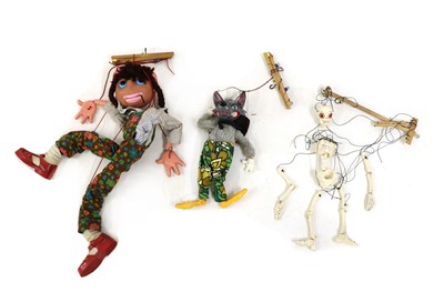 Lot 295 - A group of three Pelham Puppets