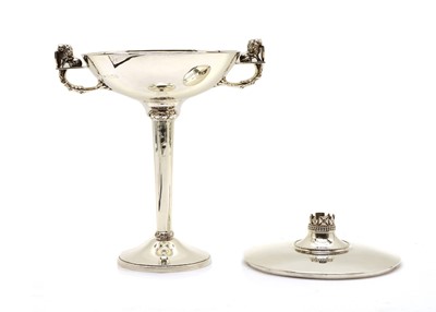 Lot 51 - An Art Deco Charles Boyton silver cup and cover