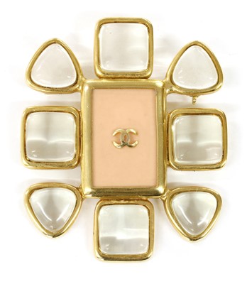 Lot 85 - A Chanel gold-plated brooch