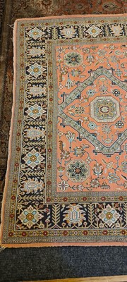 Lot 358 - Two Isfahan type rugs