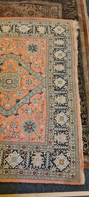 Lot 358 - Two Isfahan type rugs