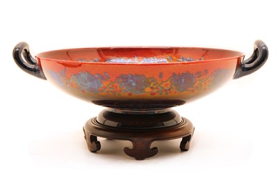 Lot 309 - A Royal Doulton Sung twin handle bowl