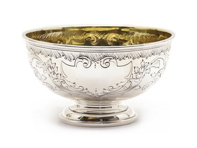 Lot 30 - A late Victorian silver pedestal bowl