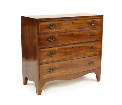 Lot 425 - A George III mahogany chest of drawers