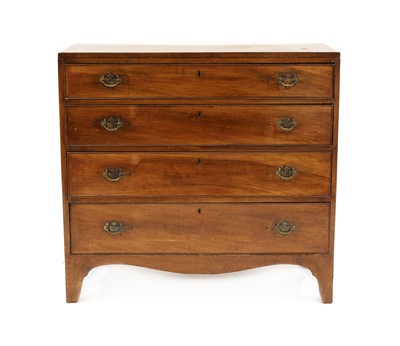 Lot 425 - A George III mahogany chest of drawers