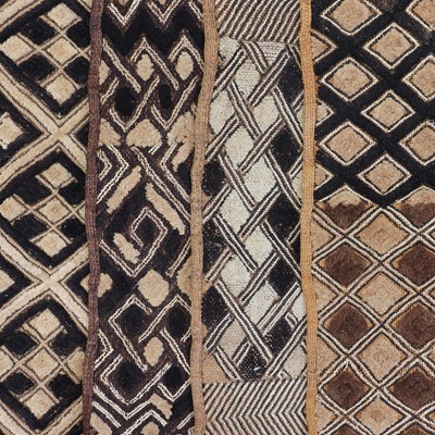 Lot 187 - A collection of Kuba raffia cloths