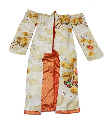 Lot 223 - Three silk kimonos