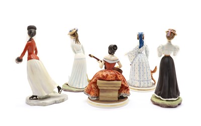Lot 241 - A group of Royal Worcester limited edition figures