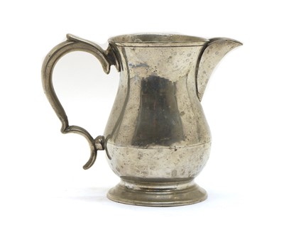 Lot 116 - A collection of pewter items
