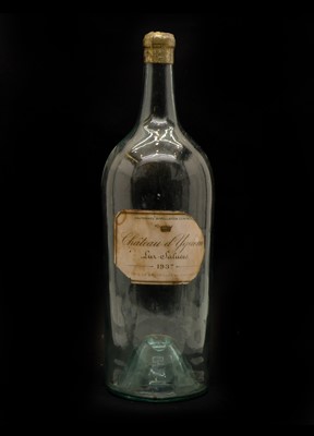Lot 216 - A Chateau d'Yquem glass bottle