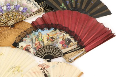 Lot 271 - A collection of eleven miscellaneous fans