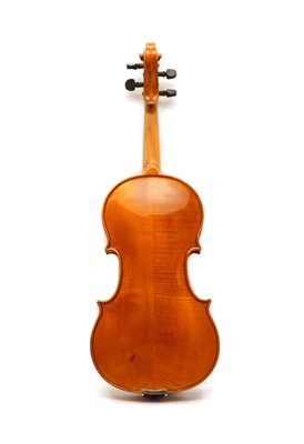Lot 235 - A mahogany violin