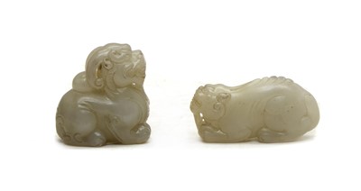 Lot 118A - Two Chinese jade carvings
