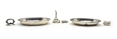 Lot 27A - A collection of silver and silver plated items