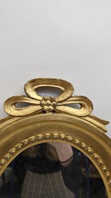 Lot 196 - A pair of Continental gilt framed mirrored Girandoles