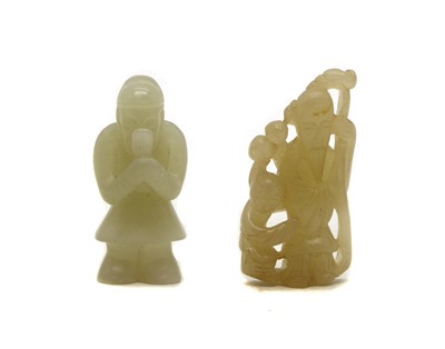 Lot 131 - Two Chinese jade carvings