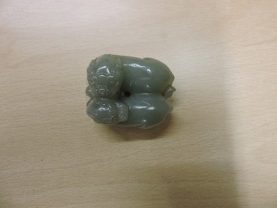 Lot 148 - A Chinese jade carving