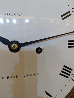 Lot 598 - A George III mahogany longcase clock
