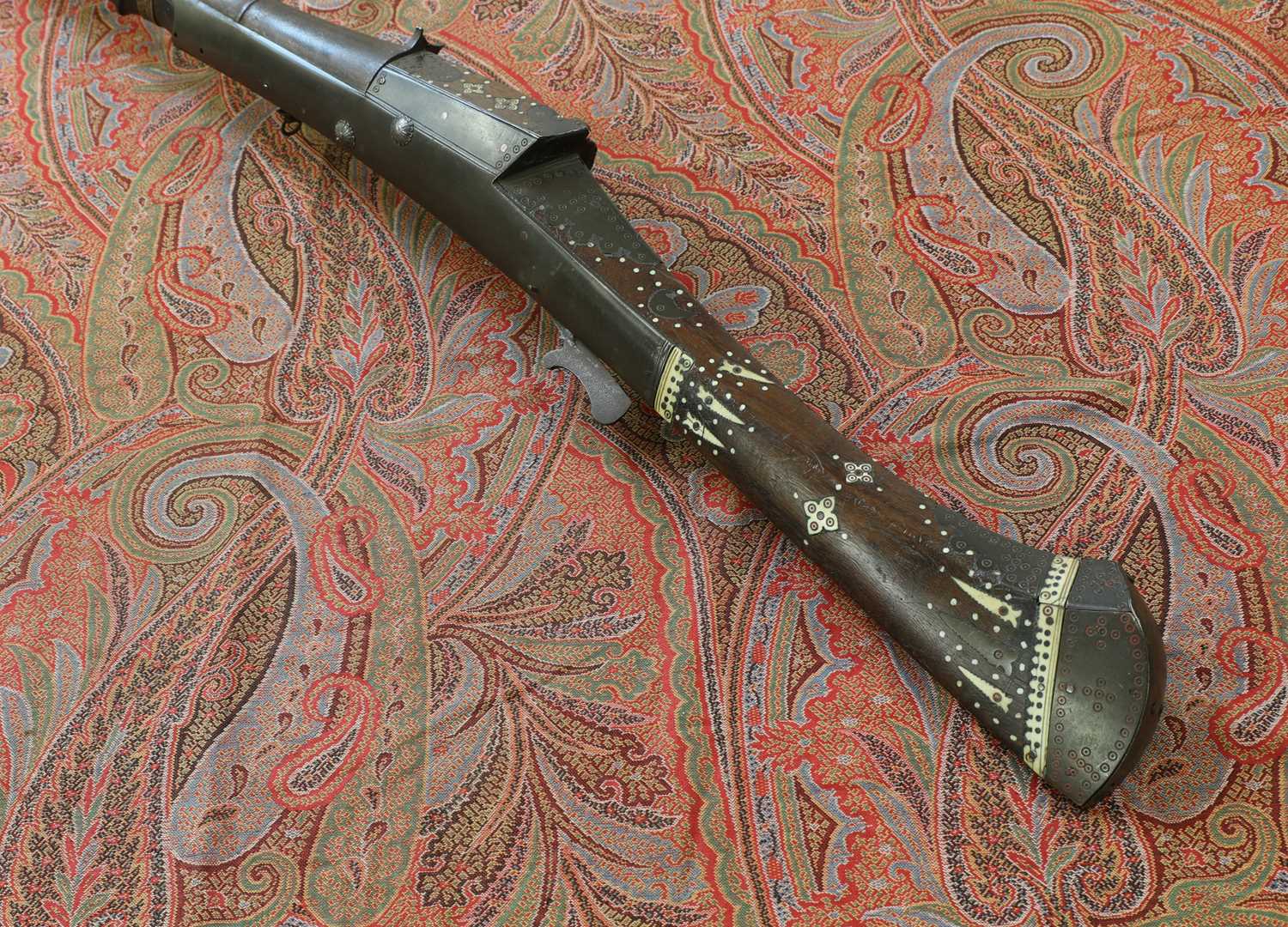 Lot 746 - A torador matchlock rifle,