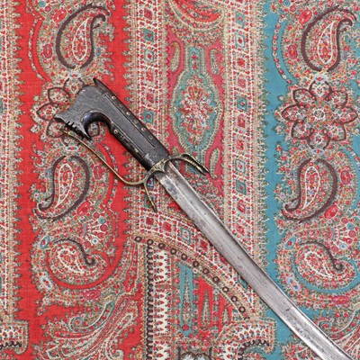 Lot 733 - An Ottoman short sword