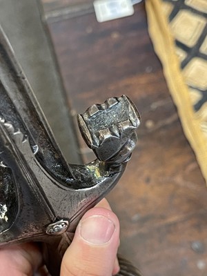 Lot 740 - A steel Pulwar sword