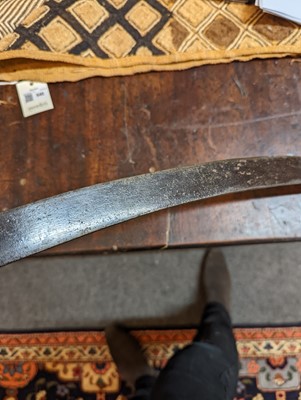 Lot 730 - A Persian shamshir sword