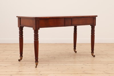 Lot 640 - A mahogany serving table