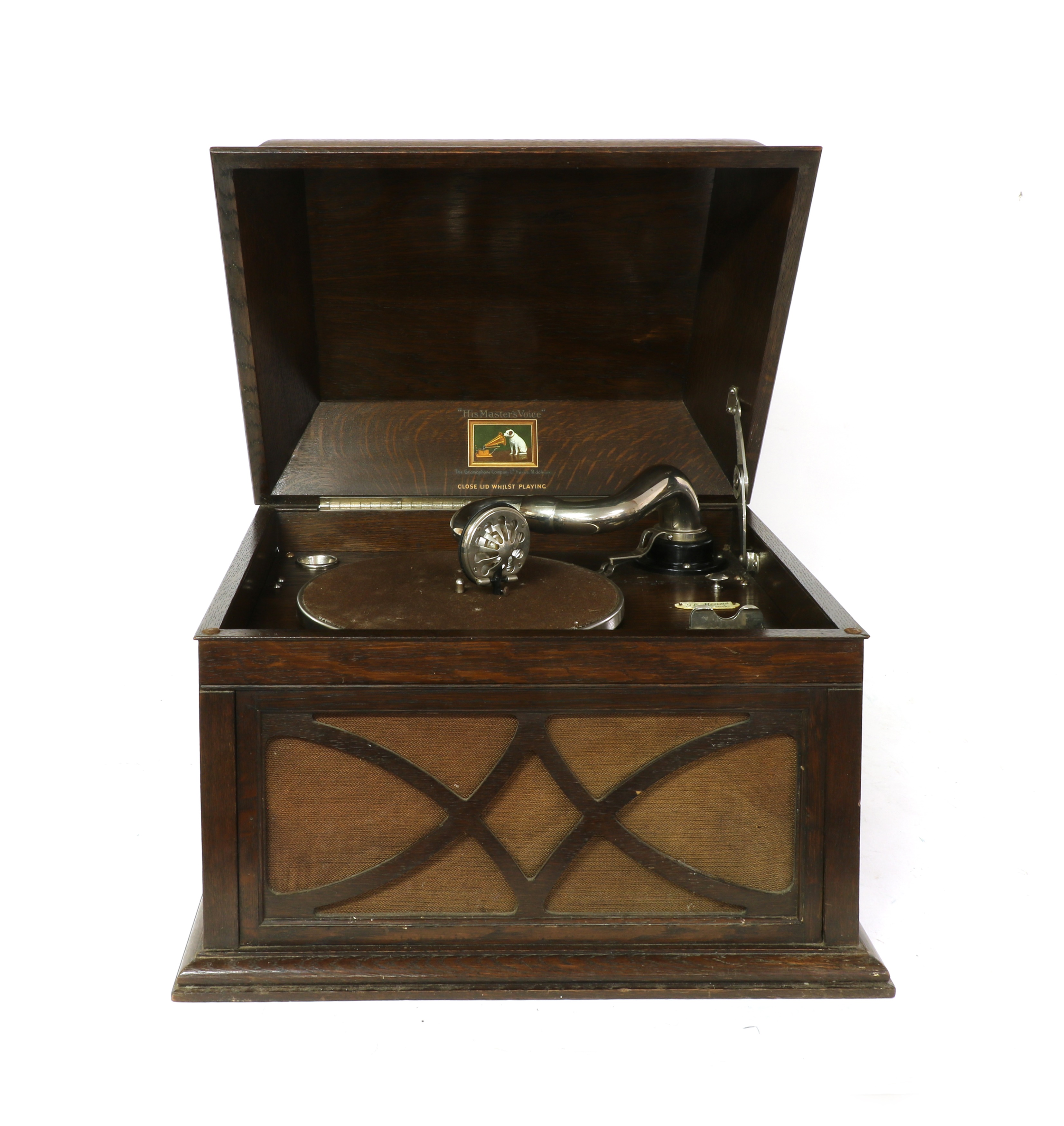 Lot 19 - HMV Model (104) Gramophone,