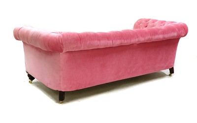 Lot 455 - A Victorian Chesterfield sofa