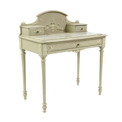 Lot 234 - A Louis XVI style painted dressing table