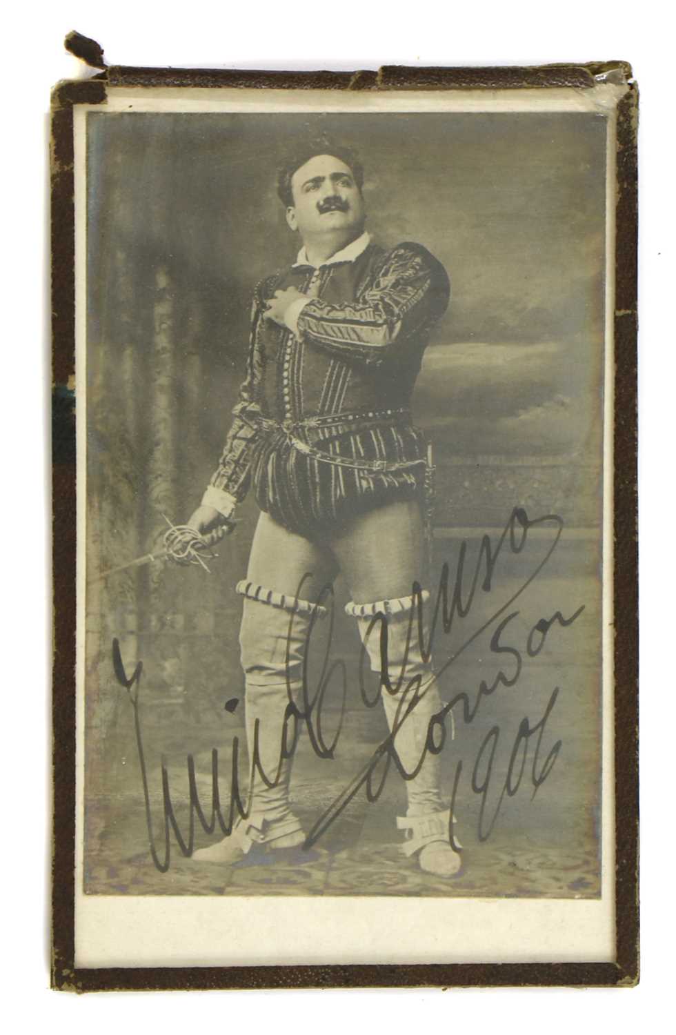 Lot 67 Enrico Caruso Postcard Photograph