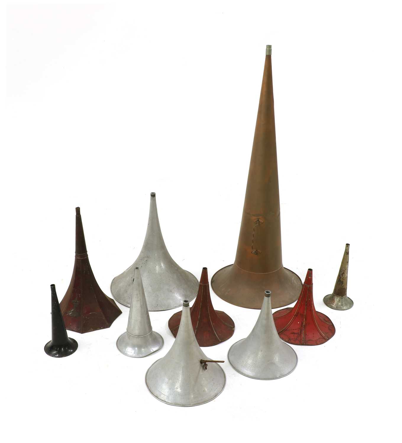 Lot 21 - A Fine selection of Phonograph and Gramophone Horns