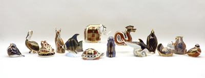 Lot 56 - A collection of fourteen Royal Crown Derby figurines