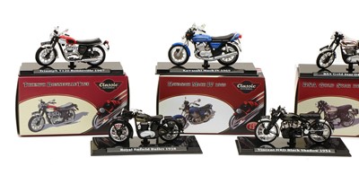 Lot 186 - A collection of nine Edition's Atlas Classic Motorcycles