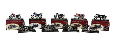 Lot 186 - A collection of nine Edition's Atlas Classic Motorcycles