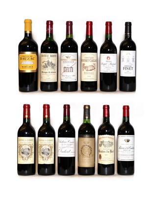 Lot 36 - A collection of red Bordeaux wines (12 bottles)