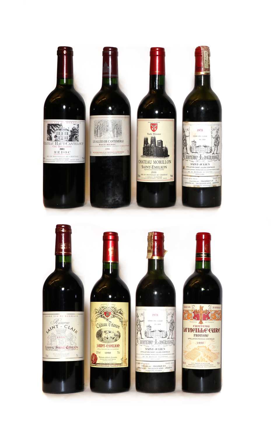 Lot 37 - A collection of red Bordeaux wines, (8 bottles)