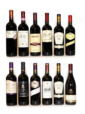Lot 42 - A collection of red wines (12 bottles)